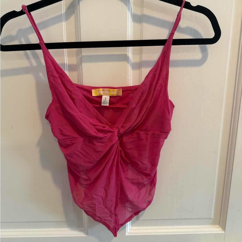 pink urban top